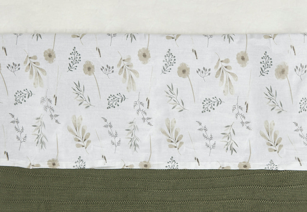 Jollein Sheet Crib 75x100cm | Wild Flowers