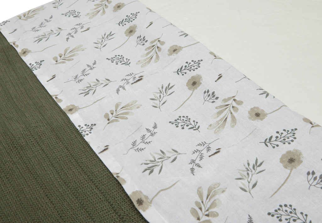 Jollein Sheet Crib 75x100cm | Wild Flowers