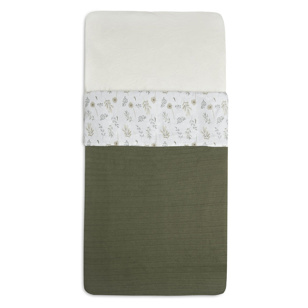 Jollein Sheet Crib 75x100cm | Wild Flowers