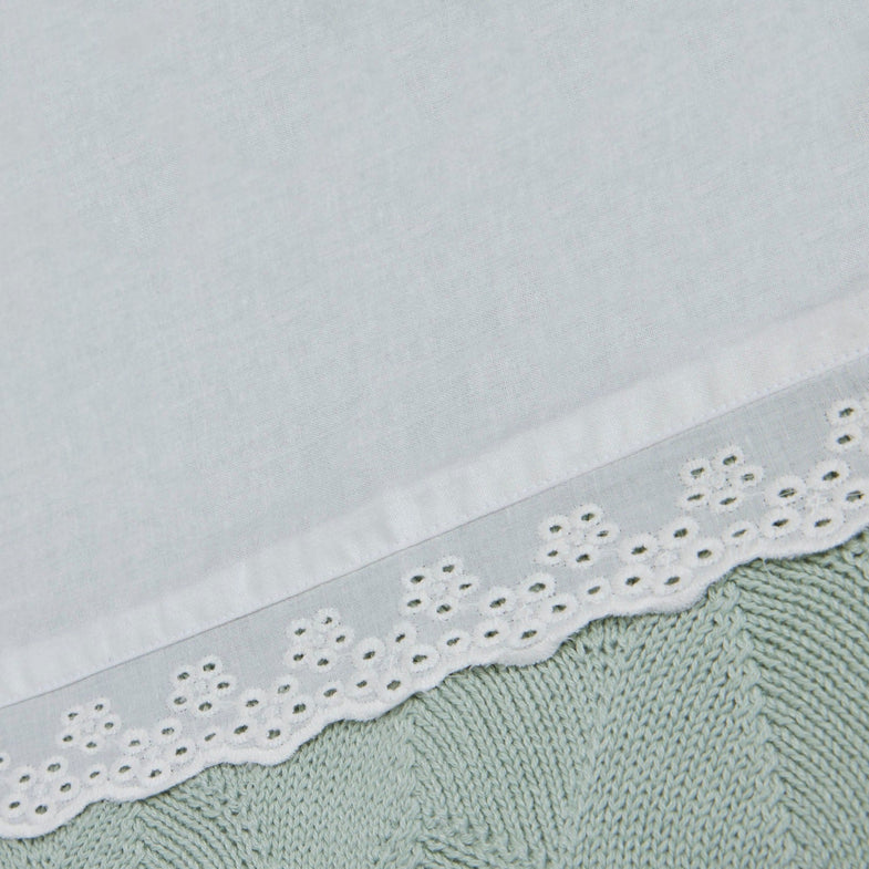 Jollein Cot Blanket 75x100cm | Lace Ivory