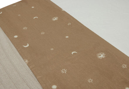 Jollein Crib Sheet 120x150cm | Stargaze Biscuit