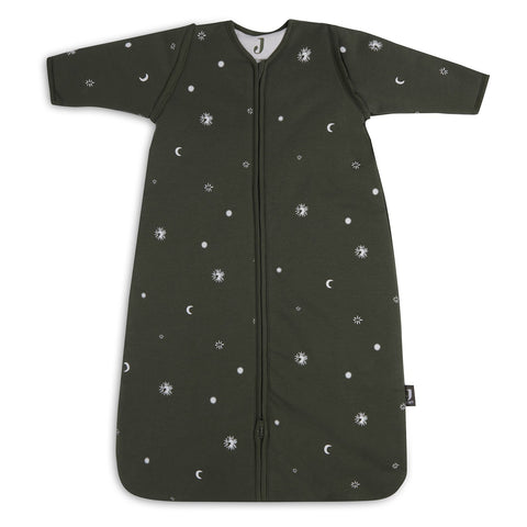Jollein Sleeping Bag with detachable sleeve 110cm | Stargaze Leaf Green