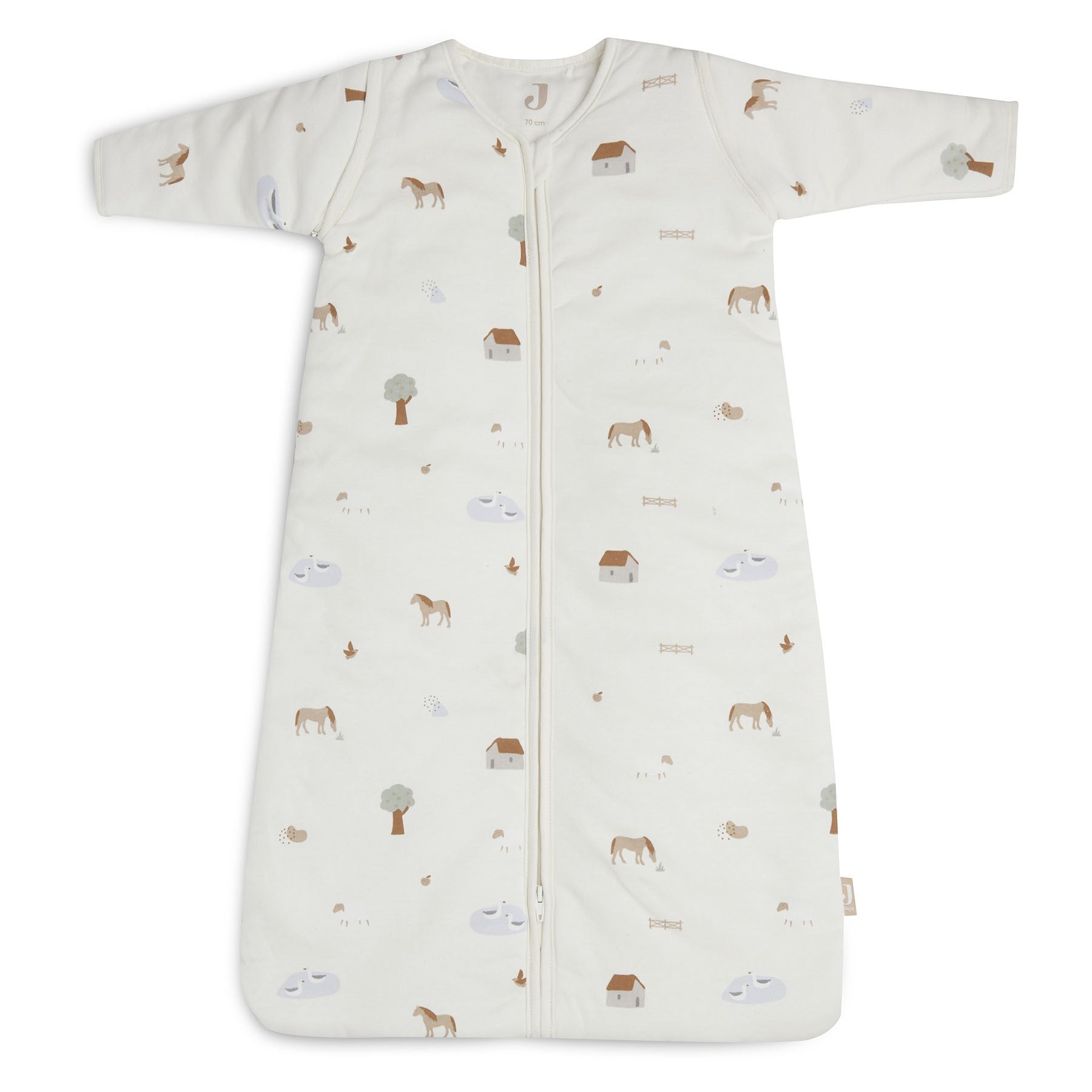 Jollein Sleeping Bag with detachable sleeve 70cm | Farm