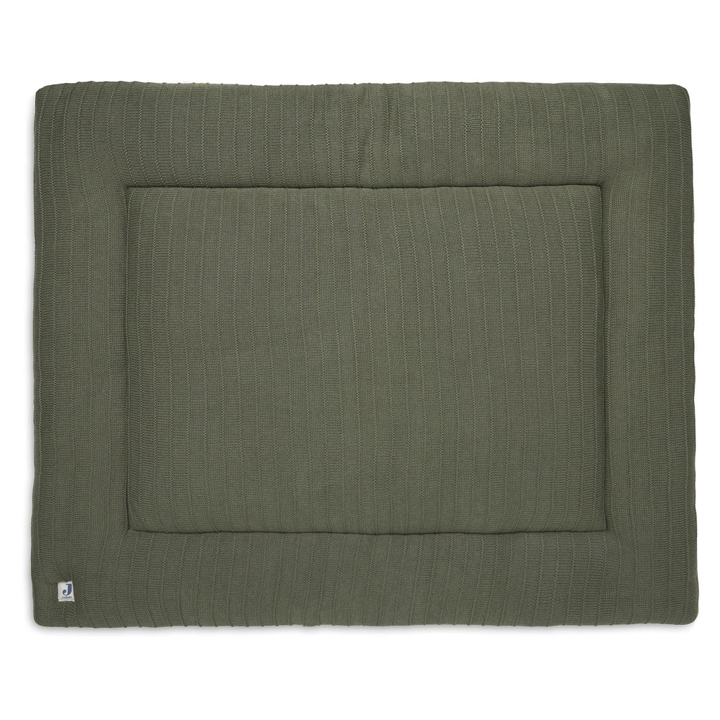 Jollein Play Pen Rug 75x95cm | Pure Knit Leaf Green