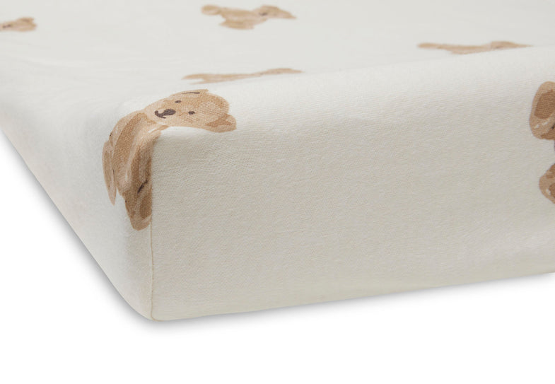 Jollein wash cushion cover Jersey 50x70cm | Teddy Bear
