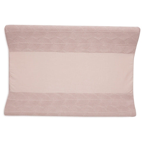Jollein wash cushion cover 50x70cm | Shell Knit Wild Rose Gots