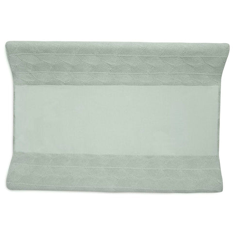 Jollein wash cushion cover 50x70cm | Shell Knit Sea Foam Gots