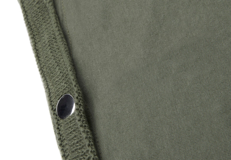 Jollein wash cushion cover 50x70cm | Pure Knit Leaf Green