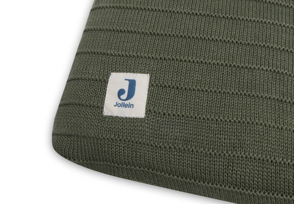 Jollein Waskussenhoes 75x85cm | Pure Knit Leaf Green *