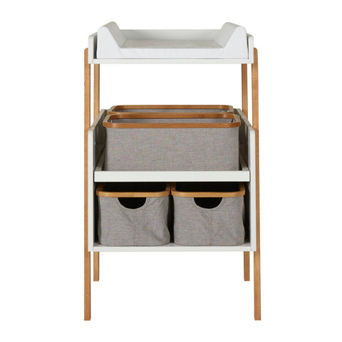 Quax Changing Table Vintage | White /Natural