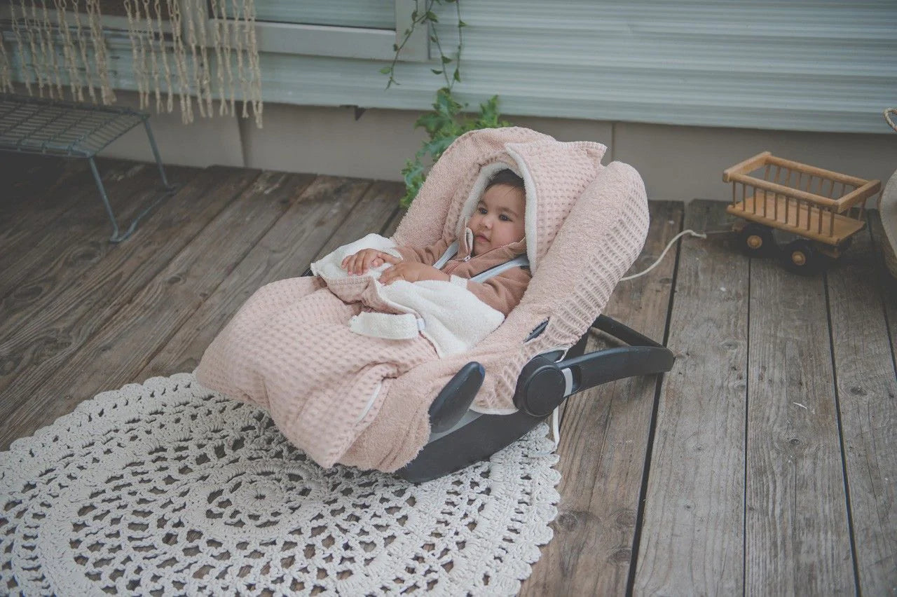 Koeka Footmuff Teddy Oslo | Rosa Salt