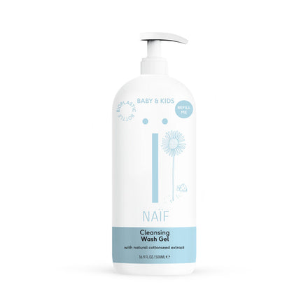 Naïf Baby Wash Gel With pump 500ml