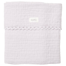 Koeka Crib Blanket 75x100cm Elba Lace Milky