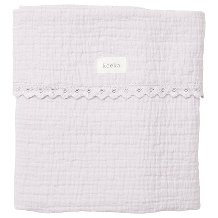 Koeka Crib Blanket 75x100cm Elba Lace Milky