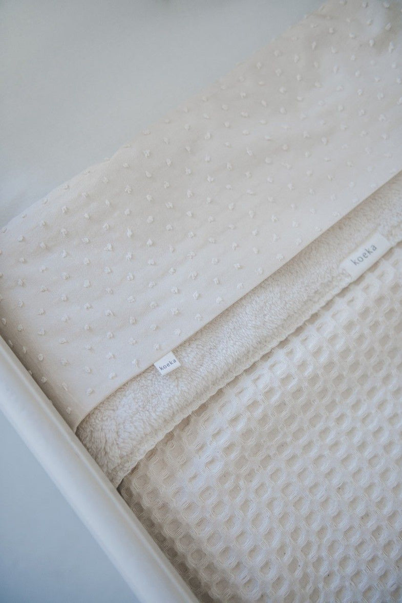 Koeka Baby Bed Sheet Cotton 110x140cm | Napa Warm White