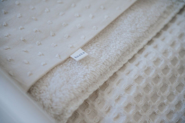Koeka Baby Bed Sheet Cotton 110x140cm | Napa Warm White
