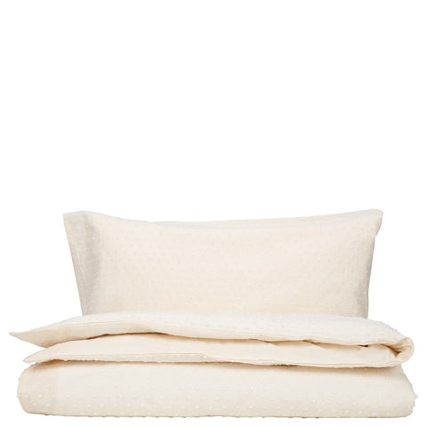 Koeka Duvet cover cotton 100x135cm Bedset Napa | Warm white