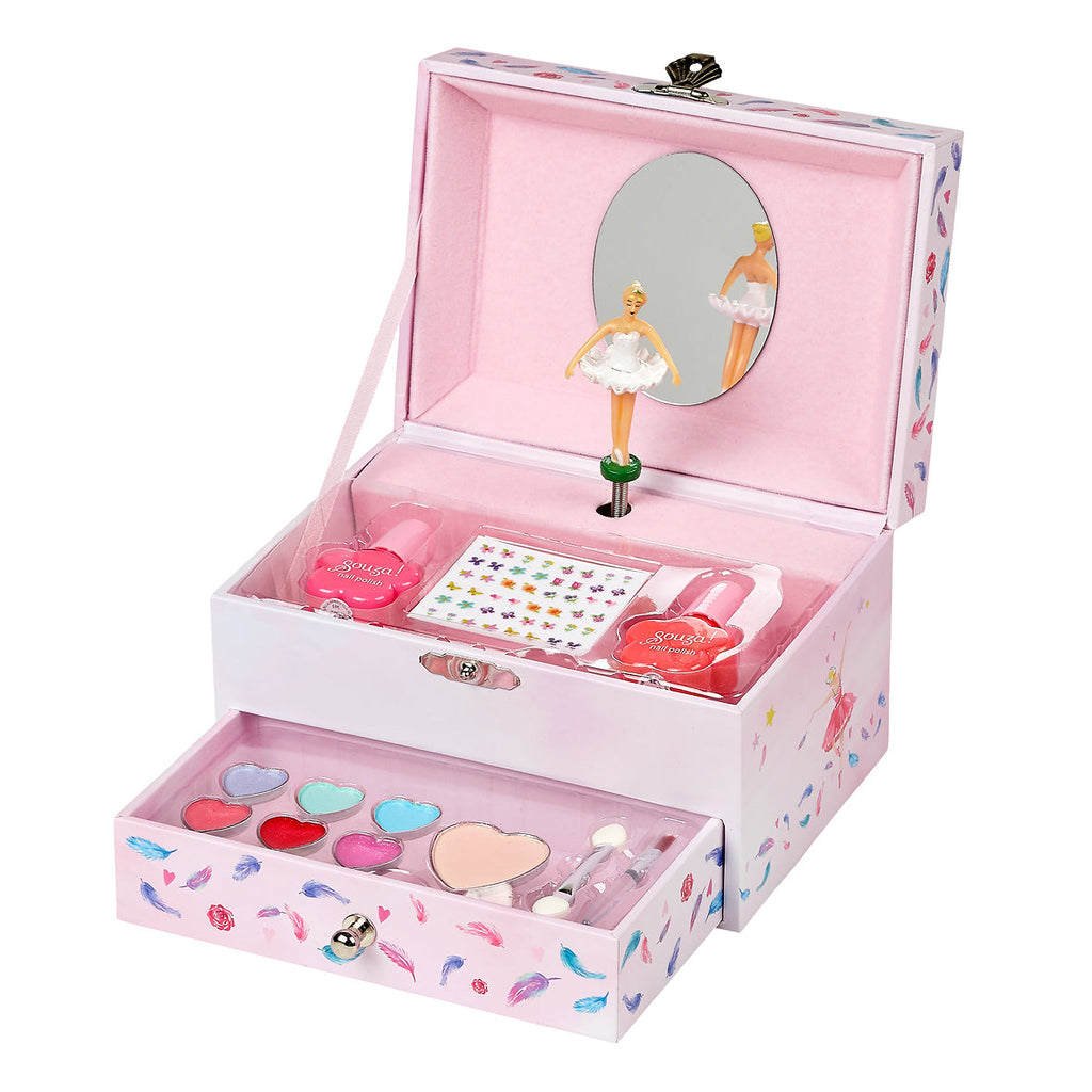 Souza musical jewelry box and makeup | Swan lake