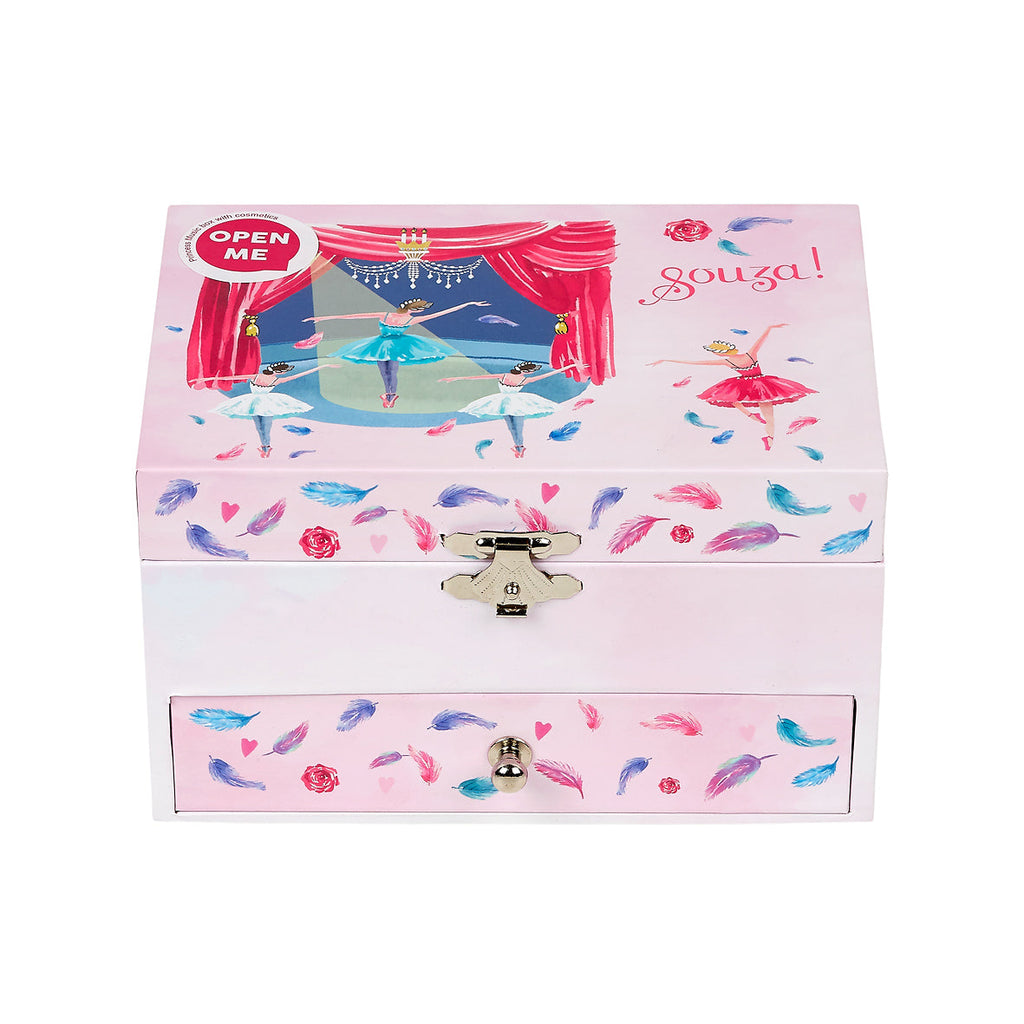 Souza musical jewelry box and makeup | Swan lake