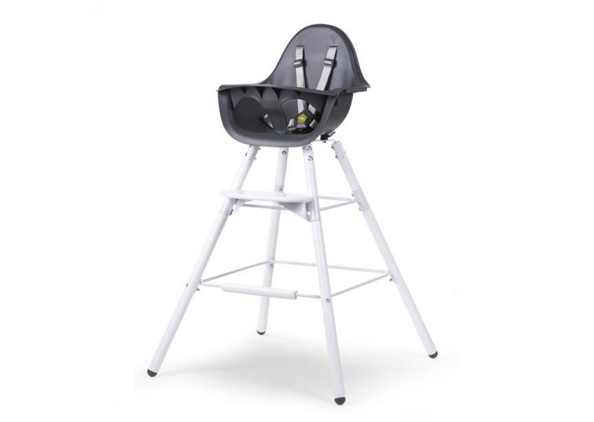 Childhome Evolu 2 Extra Set Long Paws Black + Footrest