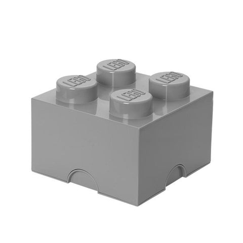 Lego Storage Box Brick 4 Light grey