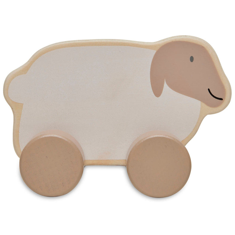 Jollein Wooden Toy Car | Farm Lamb
