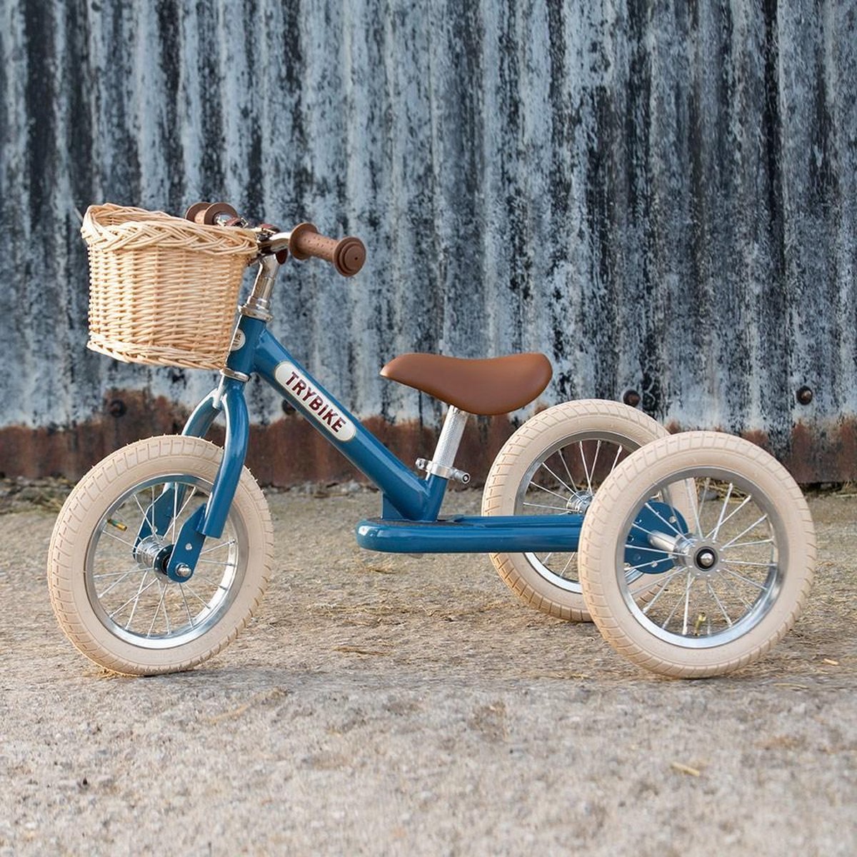 Trybike wicker bicycle basket