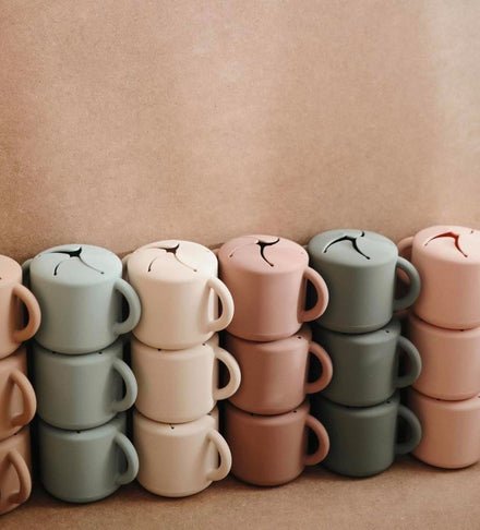 Mushie Siliconen Snack Cup | Natural