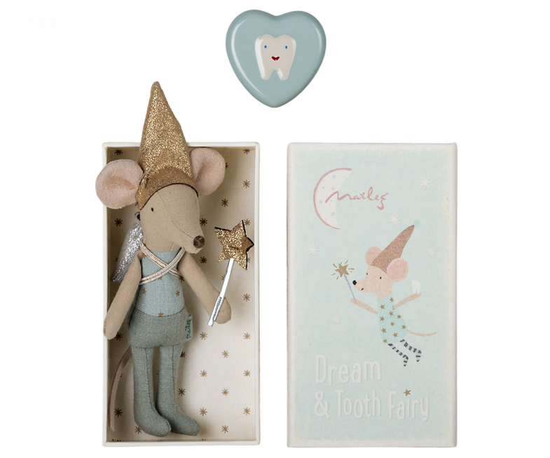 Maileg tooth fairy mouse | Blue