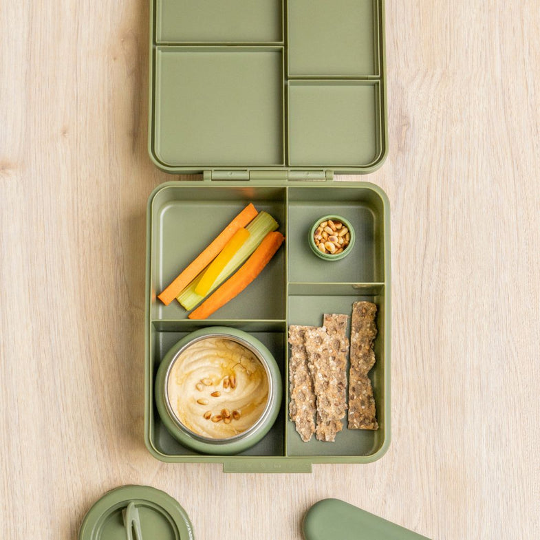 Citron lunch box with Thermal Food Jar | Green