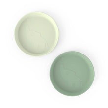 Done by Deer Silicone Kiddish Plate 2-pack | Elphee Green