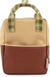 Sticky Lemon Backpack Small | Colourblocking Fig Brown / Apple Tree / Vanilla Sorbet