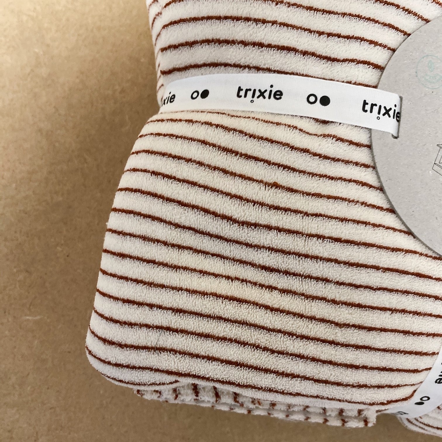 Les Rêves d'Anaïs Tripp Trapp Pillow | Stripes Rust