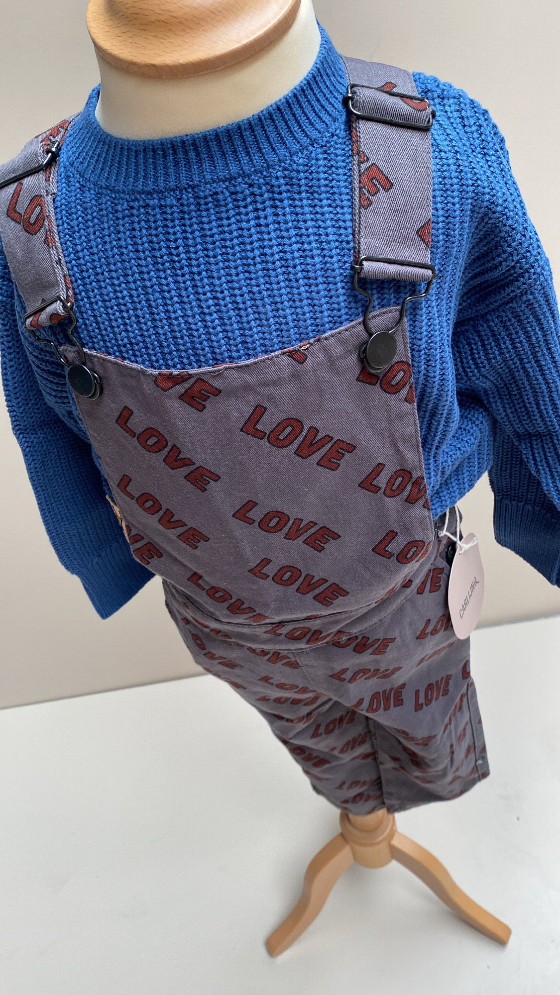 CarlijnQ Salopette Love Dungaree Denim *