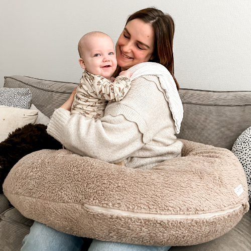 Ilmaha nursing pillow | Teddy taupe