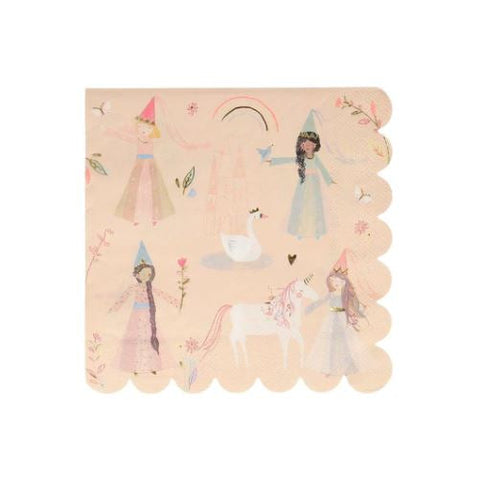 Meri Meri Set 16 paper napkins | Princesses