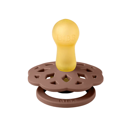 Bibs pacifier 0+m size 1 | Woodchuck /Blush
