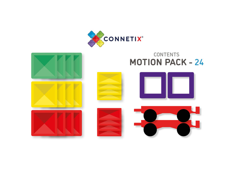 Connetix Tiles Motion Pack EU I 24 PIECES