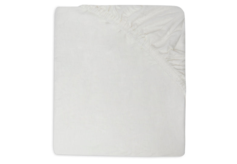 Jollein fitted sheet Jersey 60x120cm | Ivory/Nougat 2-Pack