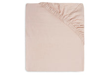 Jollein fitted sheet Jersey 60x120cm | Pale Pink/Rosewood 2-Pack