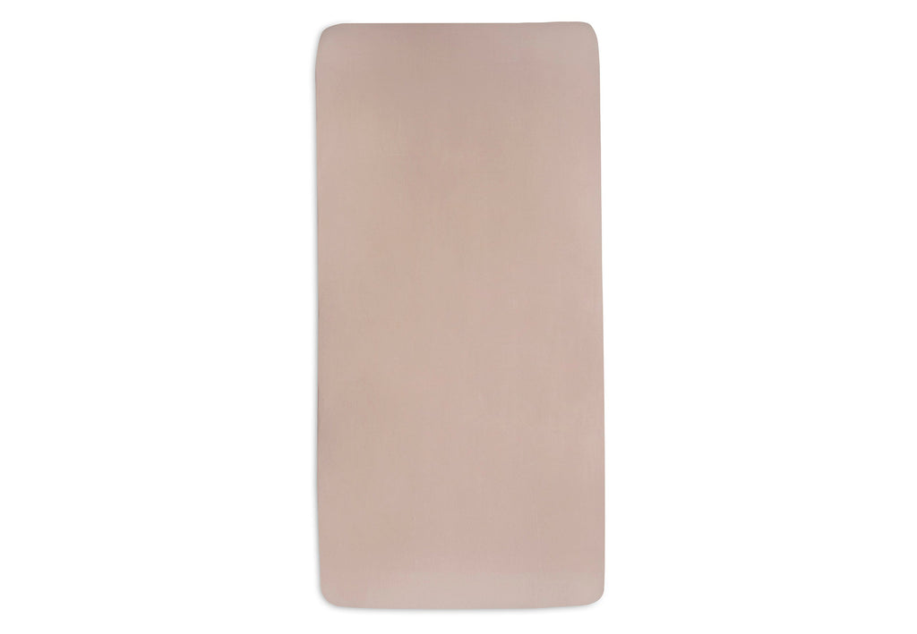 Jollein fitted sheet Jersey 60x120cm | Pale Pink/Rosewood 2-Pack