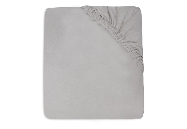 Jollein fitted sheet Jersey 60x120cm | Soft Grey/Storm Grey 2-Pack