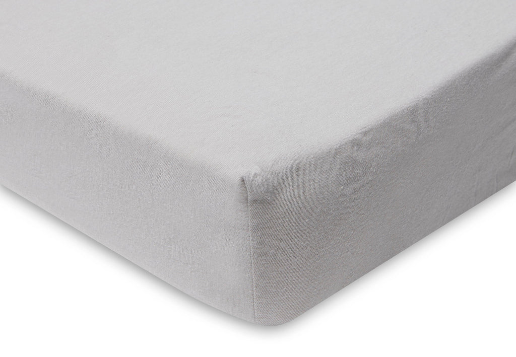 Jollein fitted sheet Jersey 60x120cm | Soft Grey/Storm Grey 2-Pack