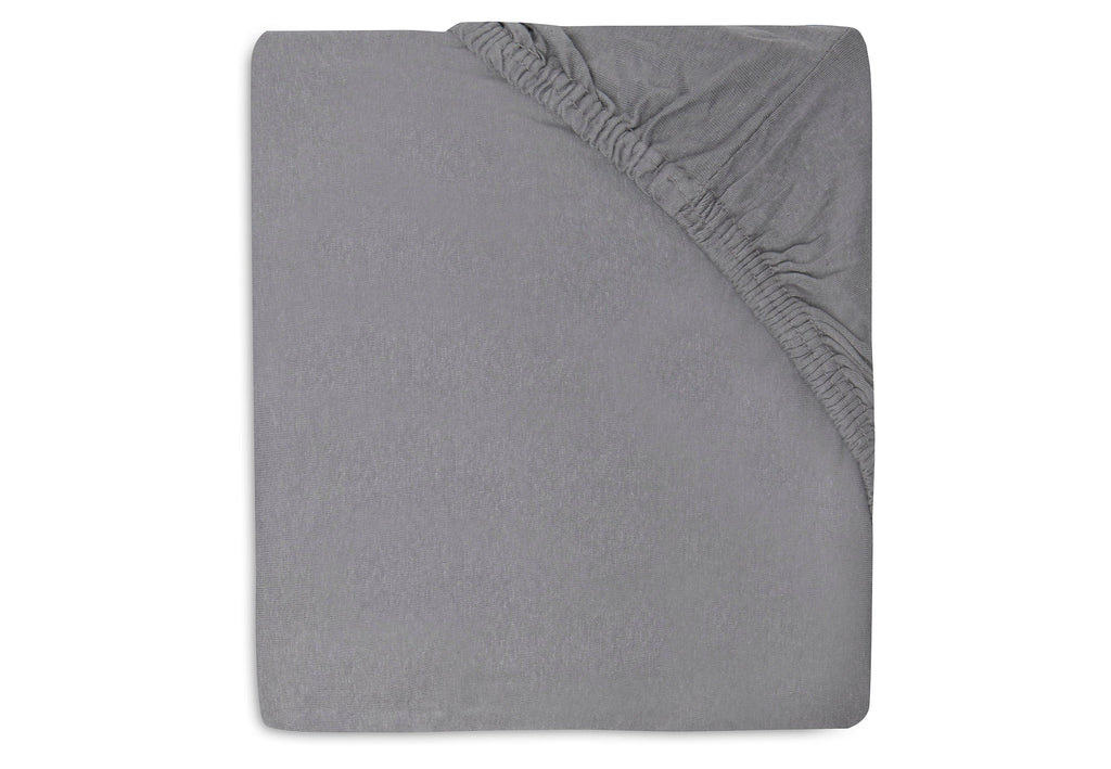 Jollein fitted sheet Jersey 60x120cm | Soft Grey/Storm Grey 2-Pack