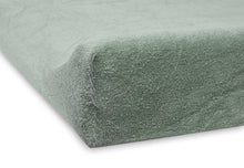 Jollein wash cushion cover 50x70cm | Ash Green/Leaf Green 2-Pack