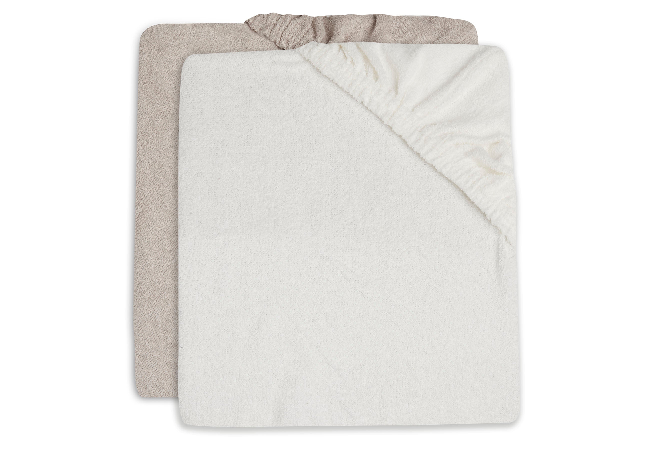 Jollein wash cushion cover 50x70cm | Ivory/Nougat 2-Pack
