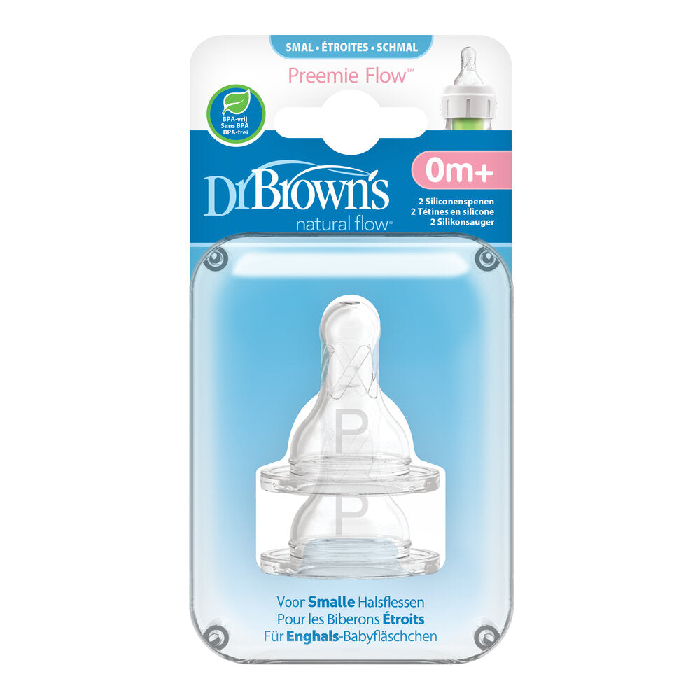 Dr. Brown's options+ premature narrow neck bottle bottle teat 0m+