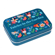 Metal box with cute plasters Fairies in The Garden