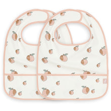 Jollein bib waterproof set 2 pieces | Peach