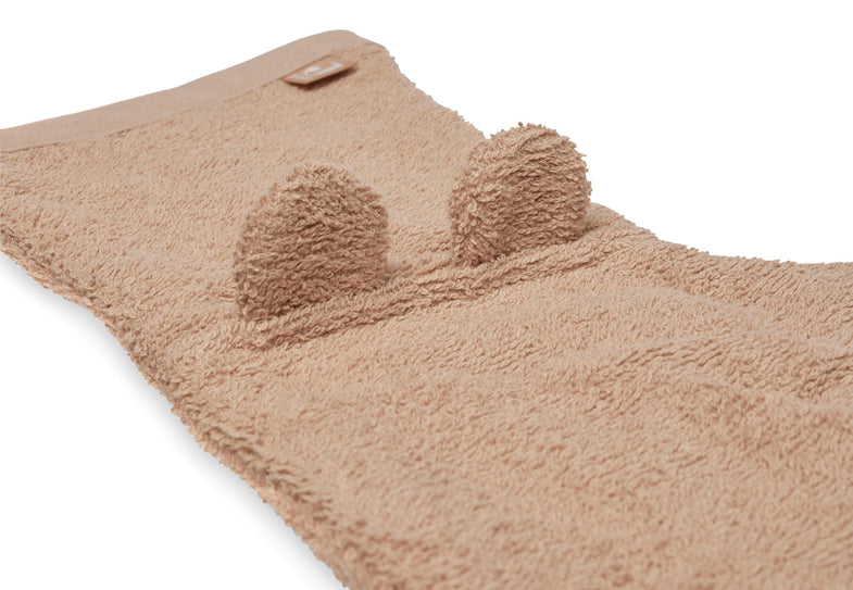 Jollein Terry Wash Cloths with ears | Biscuit